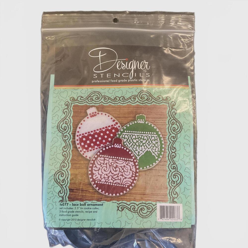 Brand New Designer Stencils Food Grade Plastic Stencil Crafts Baking Ornament